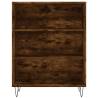 Stylish Highboard Smoked Oak - 69.5x34x180 cm | HipoMarket