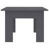 Stylish Grey Coffee Table - 100x60x42 cm Engineered Wood