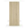 Dining Table White & Sonoma Oak 110x60 cm - Stylish & Durable