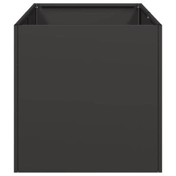 Stylish Black Planter 40x80x40 cm - Cold-rolled Steel