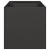 Stylish Black Planter 40x80x40 cm - Cold-rolled Steel