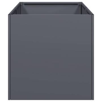 Stylish Anthracite Planter - 40x80x40 cm Cold-Rolled Steel