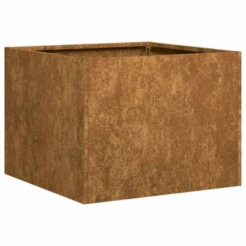 Planter Rusty 40x40x30 cm - Stylish Weathering Steel Planter