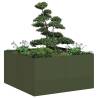  Planter Olive Green 80x80x40 cm Cold-rolled Steel Colour steel/olive green Size 80 x 80 x 40 cm Quantity in Package 1 