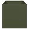 Stylish Olive Green Planter 40x80cm | Durable Steel Design