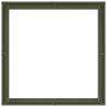 Stylish Olive Green Steel Planter 80x80x30 cm | HipoMarket