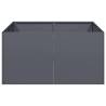 Stylish Anthracite Planter - Cold-Rolled Steel 80x80x40 cm