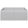 Stylish Galvanised Steel Planter 80x80x30 cm | HipoMarket