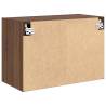 Garage Wall Cabinets - 2 pcs Brown Oak Engineered Wood