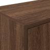 Garage Wall Cabinets - 2 pcs Brown Oak Engineered Wood