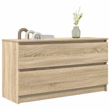 Sonoma Oak TV Cabinet - Stylish Storage Solution 100x35x54 cm