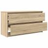 Sonoma Oak TV Cabinet - Stylish Storage Solution 100x35x54 cm