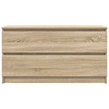 Sonoma Oak TV Cabinet - Stylish Storage Solution 100x35x54 cm