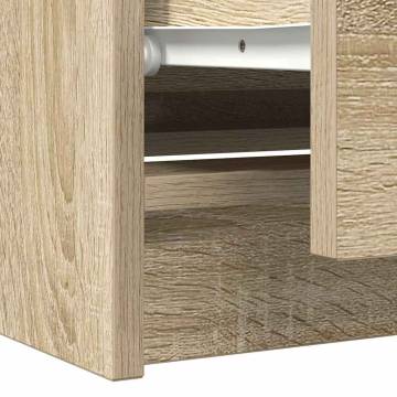 Sonoma Oak TV Cabinet - Stylish Storage Solution 100x35x54 cm