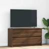  TV Cabinet Brown Oak 100x35x54 cm Engineered Wood Colour brown oak Quantity in Package 1 Width 100 cm (4 drawers) 