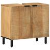 3 Piece Brown Mango Wood Bathroom Furniture Set | HipoMarket