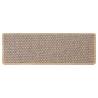 Stair Mats Self-Adhesive Sisal-Look - Light Beige, 30 pcs