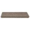 Self-Adhesive Stair Mats - 30 pcs Dark Beige - Hipomarket