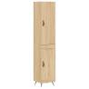 Elegant Highboard Sonoma Oak - 34.5x34x180 cm