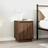 Stylish Bedside Cabinets with LED Lights - 2 pcs Brown Oak | HipoMarke