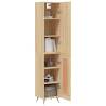 Elegant Highboard Sonoma Oak - 34.5x34x180 cm