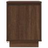 Stylish Bedside Cabinets with LED Lights - 2 pcs Brown Oak | HipoMarke