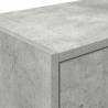 Garage Wall Cabinets - 2 pcs Concrete Grey Engineered Wood