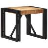 Coffee Table 40x40x35 cm - Solid Rough Mango Wood | Hipo Market