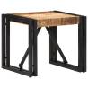 Coffee Table 40x40x35 cm - Solid Rough Mango Wood | Hipo Market