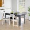  Dining Table Grey 140x74.5x76 cm Engineered Wood Colour grey Quantity in Package 1 