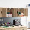  Garage Wall Cabinets 2 pcs Sonoma Oak Engineered Wood Colour sonoma oak Size 60 x 30 x 41 cm Quantity in Package 2 