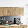 Garage Wall Cabinets - 2 pcs Artisan Oak Engineered Wood