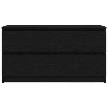 Stylish Black TV Cabinet - 100x35x54 cm | HipoMarket