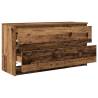 Stylish TV Cabinet in Old Wood - 100x35x54 cm | HipoMarket