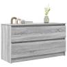 Stylish Grey Sonoma TV Cabinet - 100x35x54 cm Engineered Wood