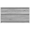 Stylish Grey Sonoma TV Cabinet - 100x35x54 cm Engineered Wood