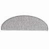 Stair Mats Self-Adhesive Sisal Look - 30 pcs, Platina