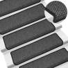 Self-Adhesive Stair Mats - 30 pcs Anthracite - Hipomarket