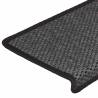 Self-Adhesive Stair Mats - 30 pcs Anthracite - Hipomarket