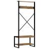 Solid Mango Wood Clothes Rack - 80x40x190 cm | HipoMarket