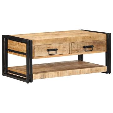 Solid Mango Wood Coffee Table - Stylish & Durable | Hipo Market