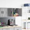  Garage Wall Cabinet Grey Sonoma Engineered Wood Colour grey sonoma Size 60 x 30 x 41 cm Quantity in Package 1 