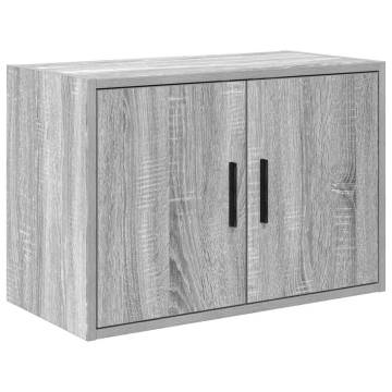 Garage Wall Cabinet Grey Sonoma - Engineered Wood Storage