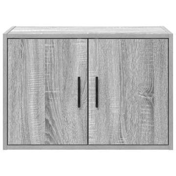 Garage Wall Cabinet Grey Sonoma - Engineered Wood Storage