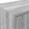 Garage Wall Cabinet Grey Sonoma - Engineered Wood Storage