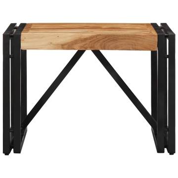 Solid Wood Acacia Coffee Table | 50x50x35 cm - Hipomarket