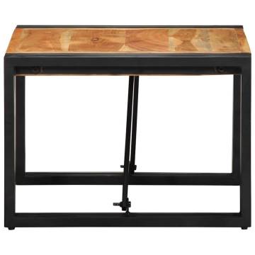 Solid Wood Acacia Coffee Table | 50x50x35 cm - Hipomarket