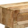 Stylish Console Table - Solid Wood Rough Mango - 90x32x75 cm