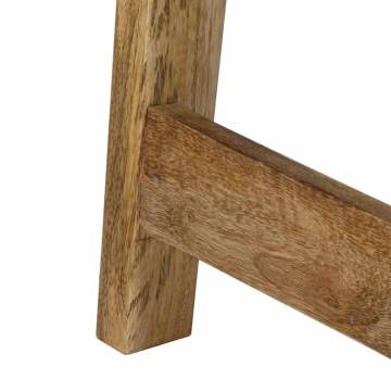 Stylish Console Table - Solid Wood Rough Mango - 90x32x75 cm