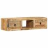 Wall-Mounted TV Cabinet - Solid Mango Wood | Space Saving Design